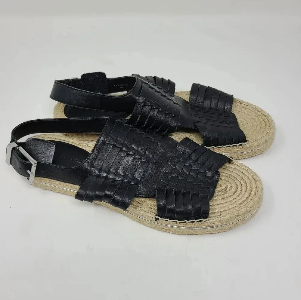 Rebecca Minkoff Gabriel Leather Espadrilles 8